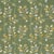 Schumacher x Neisha Crosland Tumble Weed Epingle Fabric in Meadow Green For Sale
