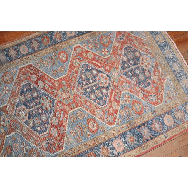 Early 20th Century Antique Persian Heriz, 3'2'' X 5'9'' For Sale - Image 5 of 8