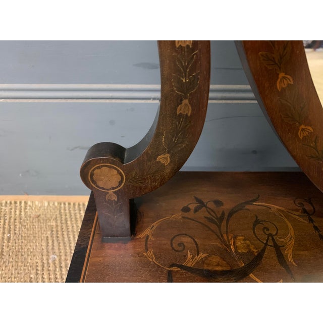 Large Scale Georgian Inlaid Toilet Mirror, 1800 For Sale - Image 11 of 13