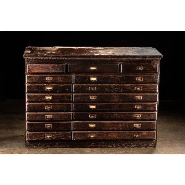 Early 20th Century Flip Top Map Cabinet For Sale In Chicago - Image 6 of 8