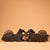 Late 20th Century Late 20th Century Pair of Gilt Bronze Deer-Form Brush Washers For Sale - Image 5 of 9