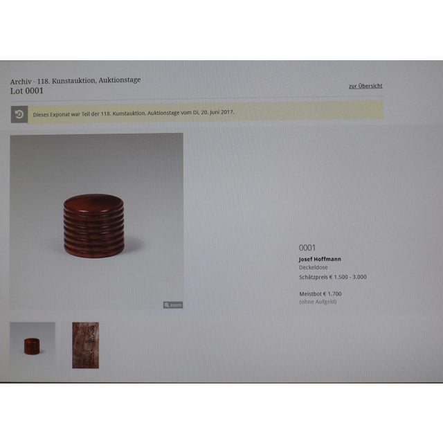 Wood Lidded Box by Josef Hoffmann for Wiener Werkstätte, 1920s For Sale - Image 7 of 8