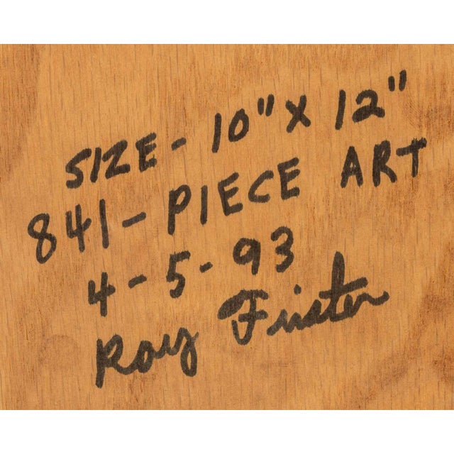 Sky Blue Roy Finster "Cabin by the Stream", 1993 For Sale - Image 8 of 8