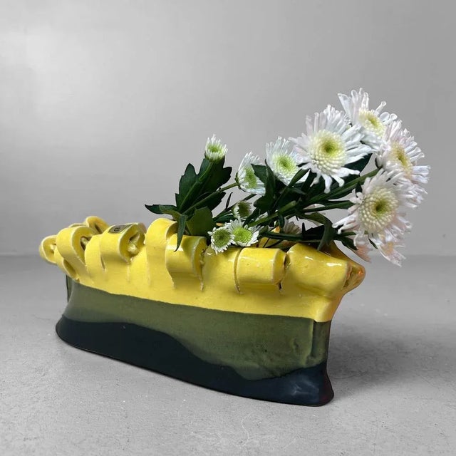 Mid-Century Ceramic Ikebana Centerpiece, Japan, 1950s For Sale - Image 9 of 18
