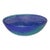Vintage 1970's Francesca Mascitti-Lindh Arabia Blue Green Pottery Bowl Sculpture For Sale