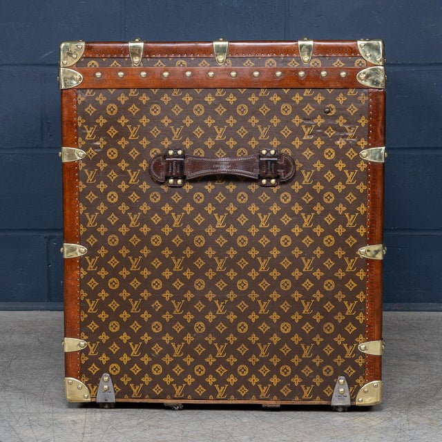 Louis Vuitton Vintage Malle Haute in Monogram Canvas from Louis Vuitton, 1920 For Sale - Image 4 of 18