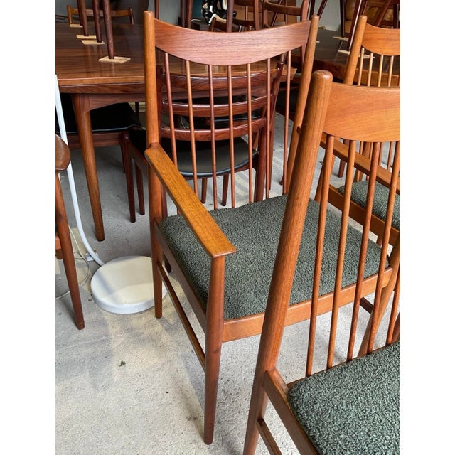 Vintage Danish Dining Chairs in Teak by Arne Vodder for Sibast, 1960, Set of 6 For Sale - Image 14 of 18