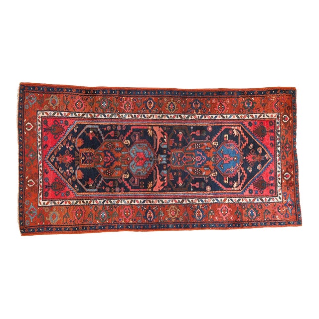 Vintage Kurdish Hamadan Rug - 3'6" x 6'5" For Sale