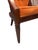 Persimmon Pair of Mid-Century Caned Barrel Back Chairs With Persimmon Velvet Upholstery For Sale - Image 8 of 11