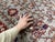Gray and Rust Persian Sultanabad Style Floral Rug - 6'9" X 9'11" For Sale - Image 9 of 11