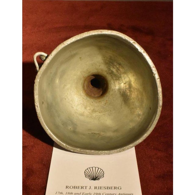 Funnel with decorative rings end handle or hanger . 18th or early 19th century English or American. Use for transferring...
