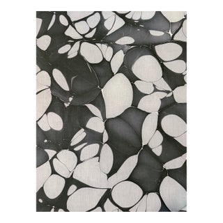 Rule of Three Fabric 1 1/2 Yards Mosaic Fabric Mission Olive Linen For Sale