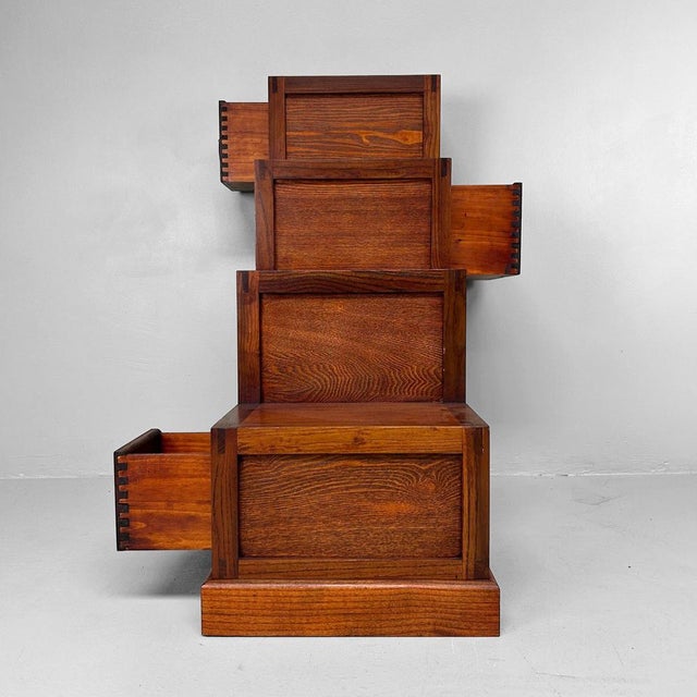 Vintage Japanese Kaidan Dansu Step Chest, 1970s-1980s For Sale - Image 9 of 18