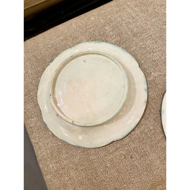 French Majolica Asparagus Plate, 19th Century Choisy-Le-Roi For Sale - Image 4 of 10