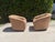 Textile Vintage Milo Baughman Style Sculptural Swivel Barrel Lounge Chairs by Classic Gallery, Pair For Sale - Image 7 of 15
