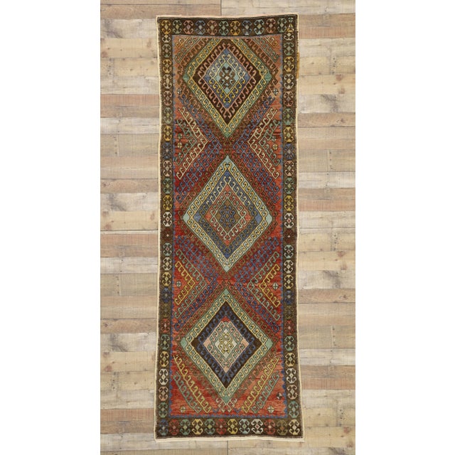 Vintage Turkish Oushak Rug Runner - 03'04 X 09'10 For Sale In Dallas - Image 6 of 6