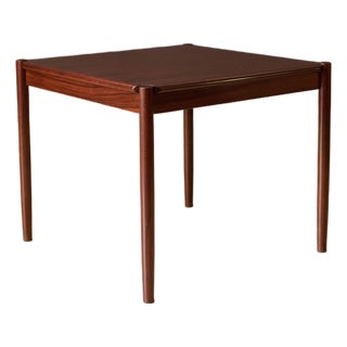 Danish Modern Rosewood Flip Top Game Dining Table by Kibaek Møbelfabrik For Sale