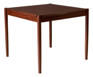 Danish Modern Rosewood Flip Top Game Dining Table by Kibaek Møbelfabrik