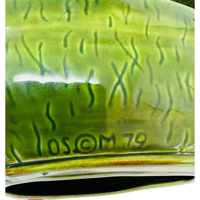 Unique Rare Textured Vintage Watermelon Serving Bowl Set | Mid-Century Modern Embossed Fruit Dishes | 6 Pieces For Sale - Image 16 of 18