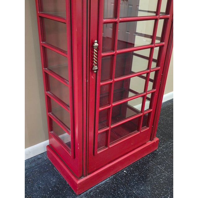 London's Calling! A fun whimsical decor piece for a family or game room. The British phone booth in this celebrated, six-...