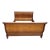 1990s Grange Louis Philippe Cherry Queen Size Sleigh Bedframe For Sale