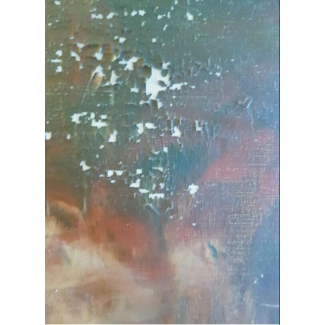 Justin Pelissier, Les 3 Saintes Amarie, 1970s, Oil on Canvas For Sale - Image 13 of 17