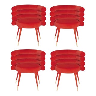 Marshmallow Dining Chairs by Royal Stranger, Set of 4 For Sale
