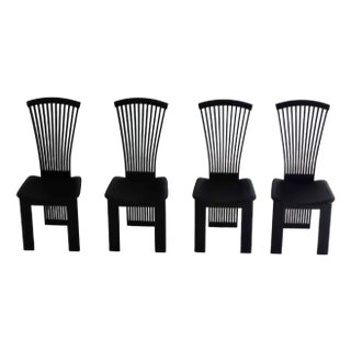 Postmodern Dining Chairs by Pietro Costantini, Italy, 1980s, Set of 4 For Sale