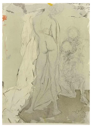 Salvador Dali, Susannae Pulchritudo, Lithograph, 1964