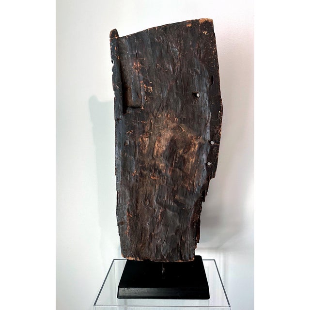 Gabon Punu Granary Door Panel on Custom Stand with Provenance For Sale - Image 11 of 18