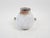 White Glazed Ceramic Vase from Mobach, 1960s For Sale - Image 4 of 4
