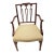 19th C English Hepplewhite Mahogany Armchairs Pair Dining or Side Chairs For Sale - Image 12 of 18