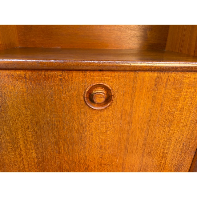 Mid 20th Century Modern Teak Hutch With Glass by Turnidge of London Ltd. For Sale - Image 13 of 15