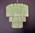 Large Three-Tier Murano 52 Green Alabaster Glass Tubes Chandelier, 1990 For Sale - Image 6 of 17