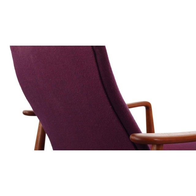Mid-Century Modern Danish Modern His Lounge Chair w/ an Ottoman by Soren J. Ladefoged, ca. late 1950s, Denmark For Sale - Image 3 of 8