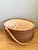 Vintage Shaker Handled Woven Rattan Basket For Sale - Image 13 of 16