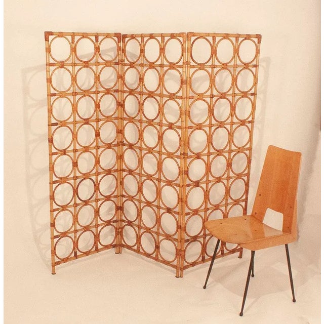 Vintage Spanish Bamboo Screen, in Very Good conditions. Designed 1970 to 1979