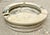 Alabaster Large Round Vintage Ashtray, Vide Poche in White Onyx Marble in the Style of Angelo Mangiarotti, Italy, 1970s For Sale - Image 8 of 12