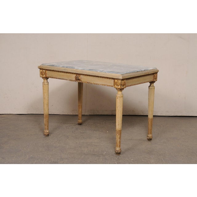 Neoclassical Period Italian Console Table For Sale - Image 4 of 11