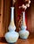 Mid-Century Italian Turquoise Opaline Murano Glass Soliflower Vases, 1960s, Set of 2 For Sale - Image 10 of 16