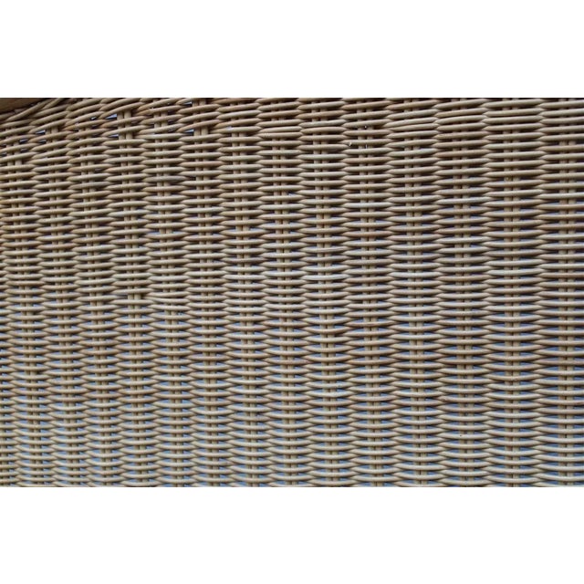 Vintage Italian Bamboo and Wicker Bed by Tommaso Barbi, 1970 For Sale - Image 9 of 17