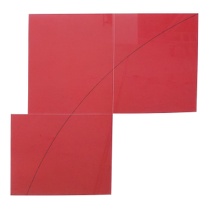 Robert MangoldLarge Aquatint Etching A Red Color MInimalist Abstract Etching Robert Mangold, 1979