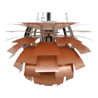 Copper Artichoke Lamp by Poul Henningsen for Louis Poulsen, 1950s For Sale