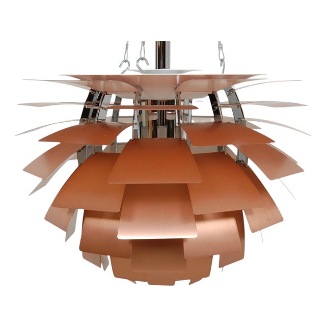 Copper Artichoke Lamp by Poul Henningsen for Louis Poulsen, 1950s For Sale