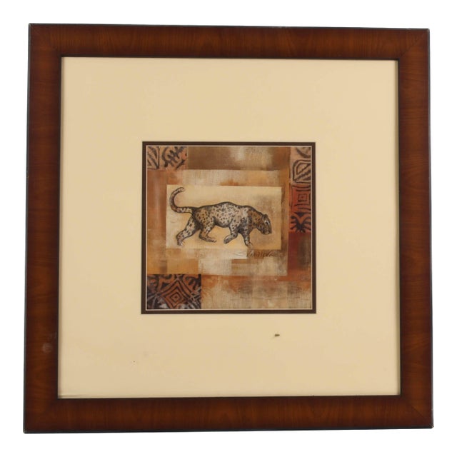 Framed Poster of Leopard For Sale