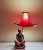 Mid-Century Modern 1950 Genie Lamp With Original Shade For Sale - Image 3 of 10