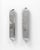 Silver Lv Wall Sconce in Cast Aluminum by Pietro Franceschini For Sale - Image 8 of 15