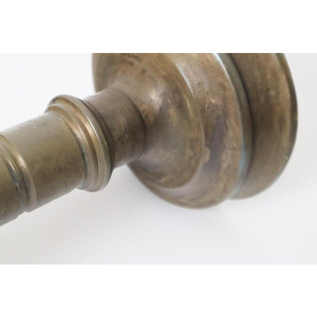 Large Art Deco Bronze Candleholder, Germany, 1930s For Sale - Image 11 of 13