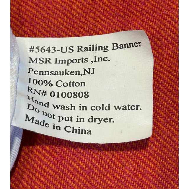 American Flag Buntings 36" X 18" For Sale - Image 4 of 8