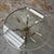 Metal Italian Mid-Century Brass + Chrome Round Glass Dining Table, Vintage For Sale - Image 7 of 12